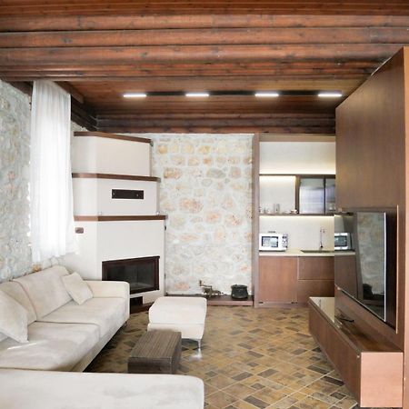 Seaside Duplex Stone Villa Qeparo Buitenkant foto