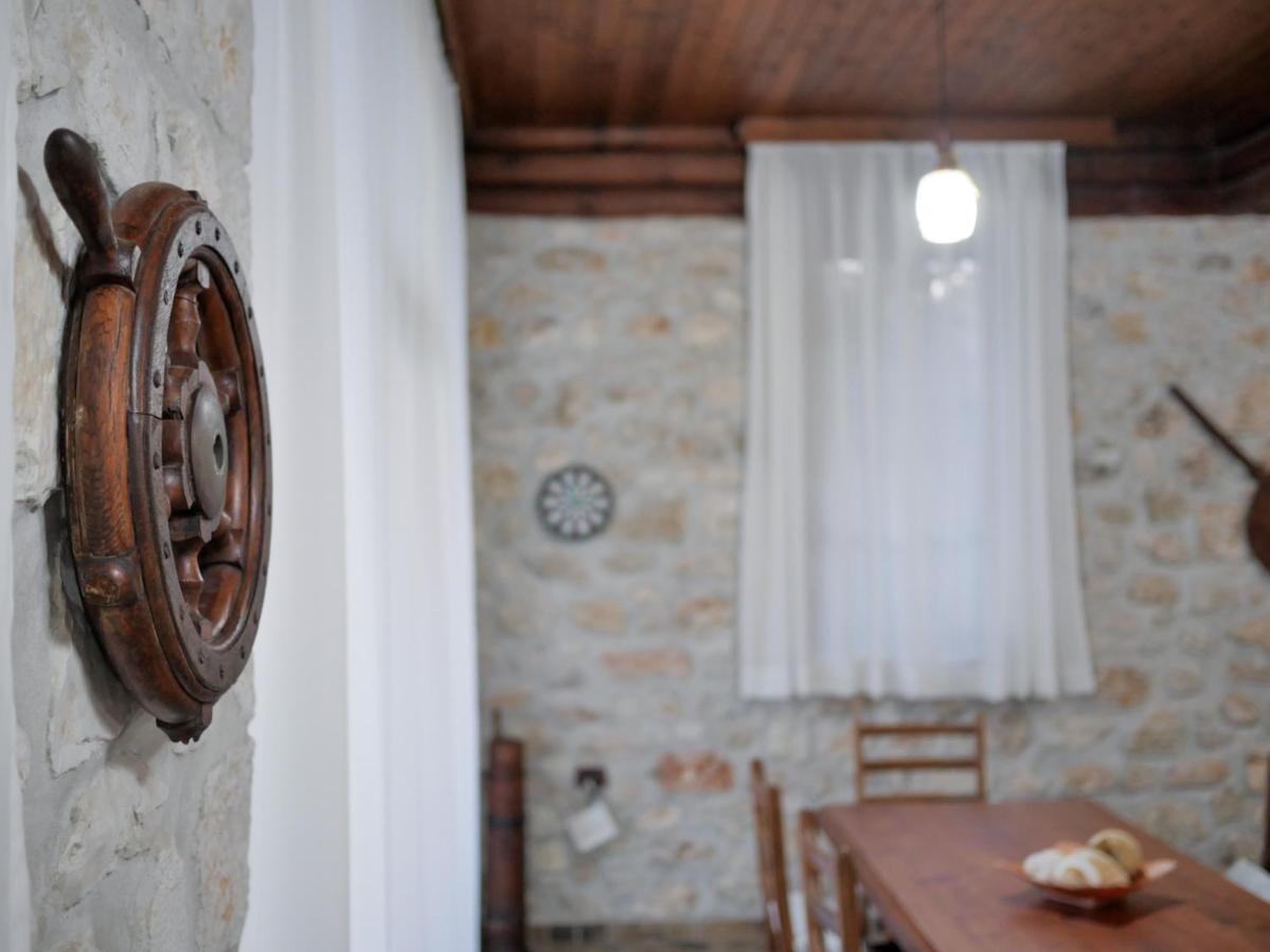 Seaside Duplex Stone Villa Qeparo Buitenkant foto